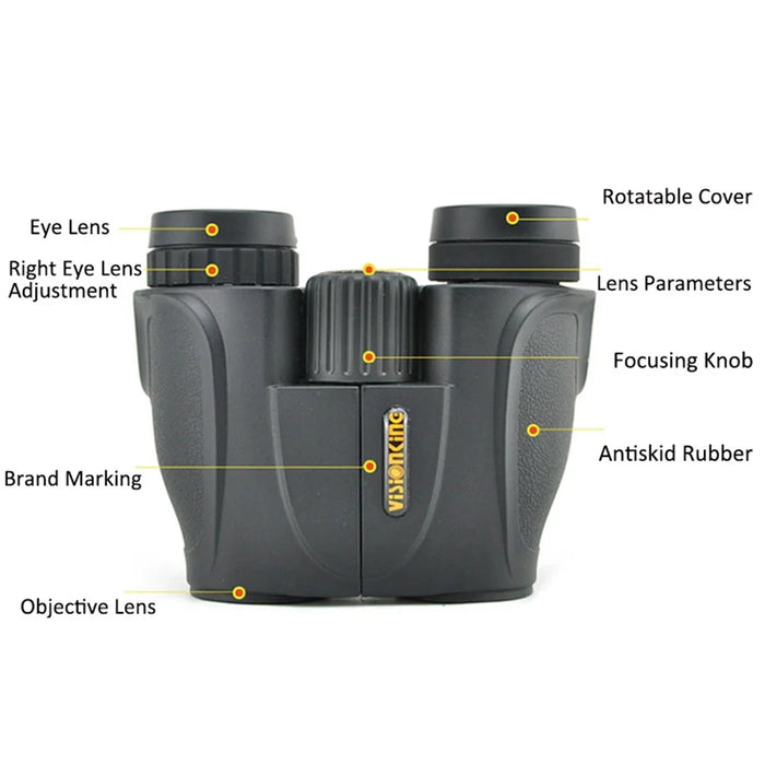 VISIONKING BL8X26 Mini BAK4 Prism Binoculars Outdoor Glimmer Night Vision Binoculars Waterproof Telescopes for Camping / Hunting - 6