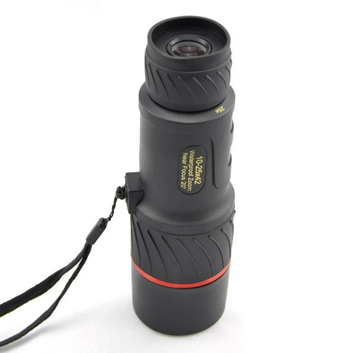 VISIONKING K10-25X42 Monocular 25X Magnification HD Lens BaK4 Prism Telescope Night Vision for Bird Watching Hunting Camping - 3
