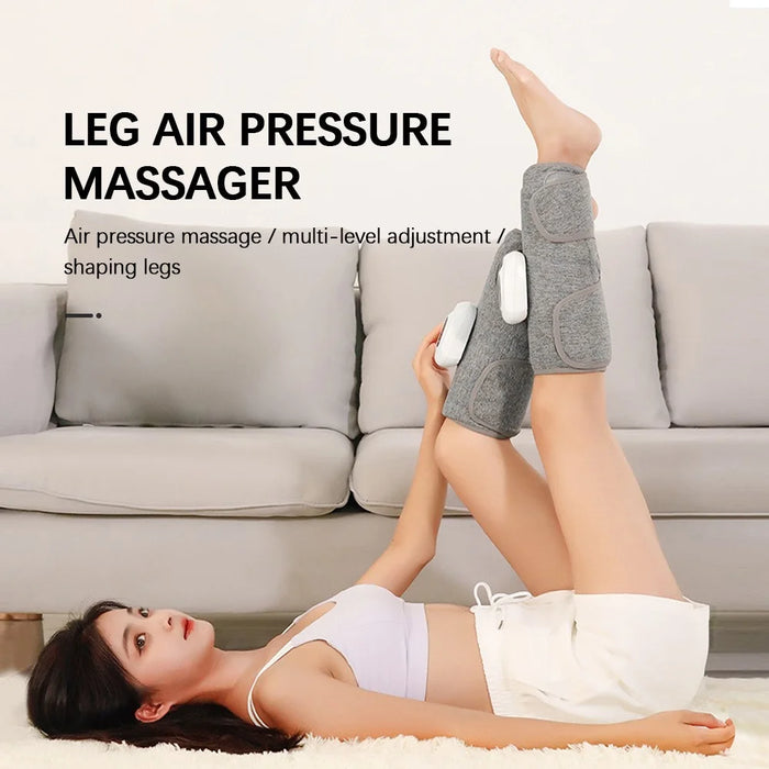 101418 Electric Leg Calf Massager Portable Arm Massager 3 Mode Air Pressure Airbag Vibration Massager for Muscle Pain Relief Relax - 3