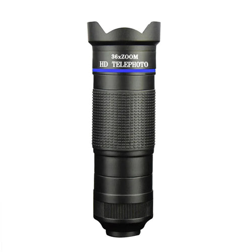 BRT-36S 36x Zoom HD Telephoto Mobile Phone Telescope Telescopic Focus Monocular for Outdoor Adventures (Standard Version) - Blue - 1