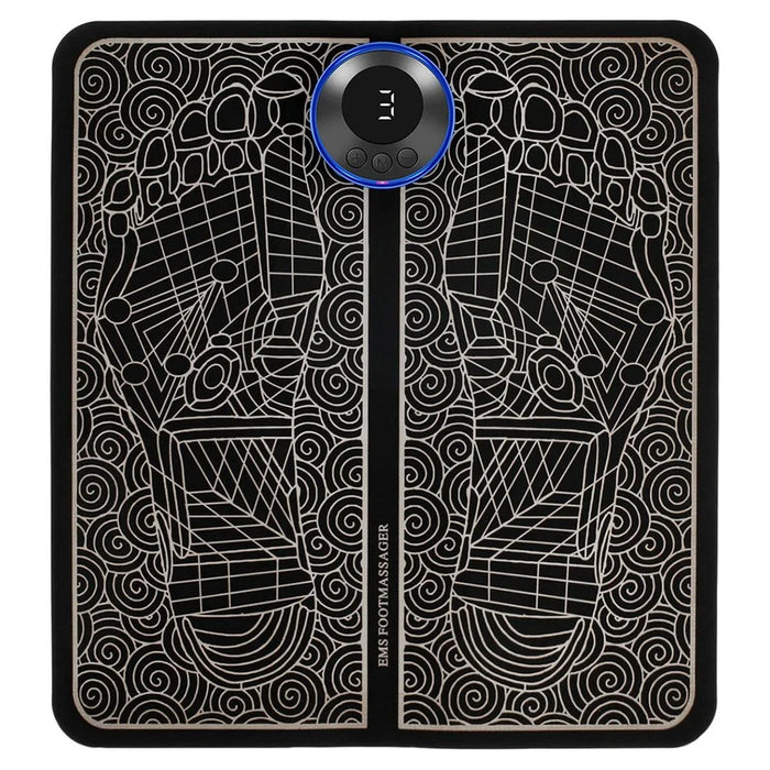 Foldable Foot Massager Machine Feet and Leg Muscle Massager, 19 Intensities 8 Massage Modes - 2