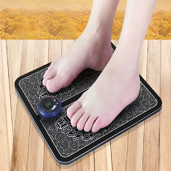 Foldable Foot Massager Machine Feet and Leg Muscle Massager, 19 Intensities 8 Massage Modes - 6