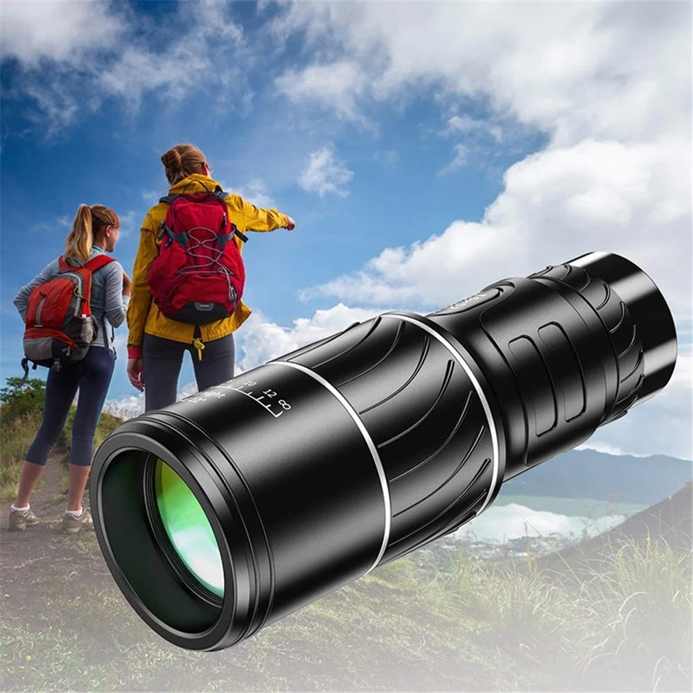 AM-D20 16x52 HD Portable Monocular 66 / 8000M Optics Zoom Telescope Bak4 Prism Compact Scope - 4