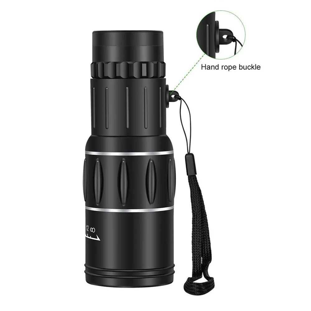 AM-D20 16x52 HD Portable Monocular 66 / 8000M Optics Zoom Telescope Bak4 Prism Compact Scope - 6