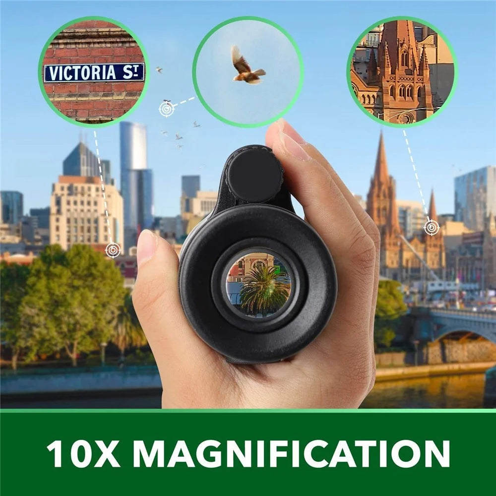 AM-D08 12X42 High Power HD Monocular Night Vision BAK4 Prism Telescope for Bird Watching, Hunting, Surveillance, Hiking - 4