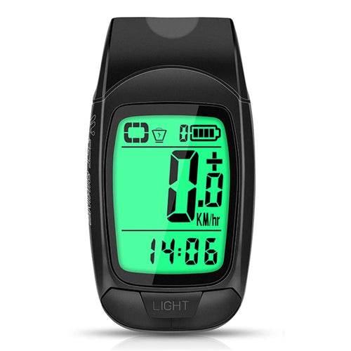 WEST BIKING YP0702095 3-in-1 Bike Computer Headlight Horn Bicycle Cycling Wireless Digital Odometer - 1