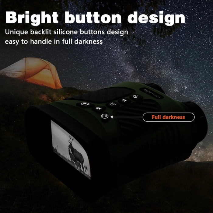 DT39 HD Bird Watching Binoculars Infrared Outdoor Digital Binoculars Support Night Vision - Black - 4