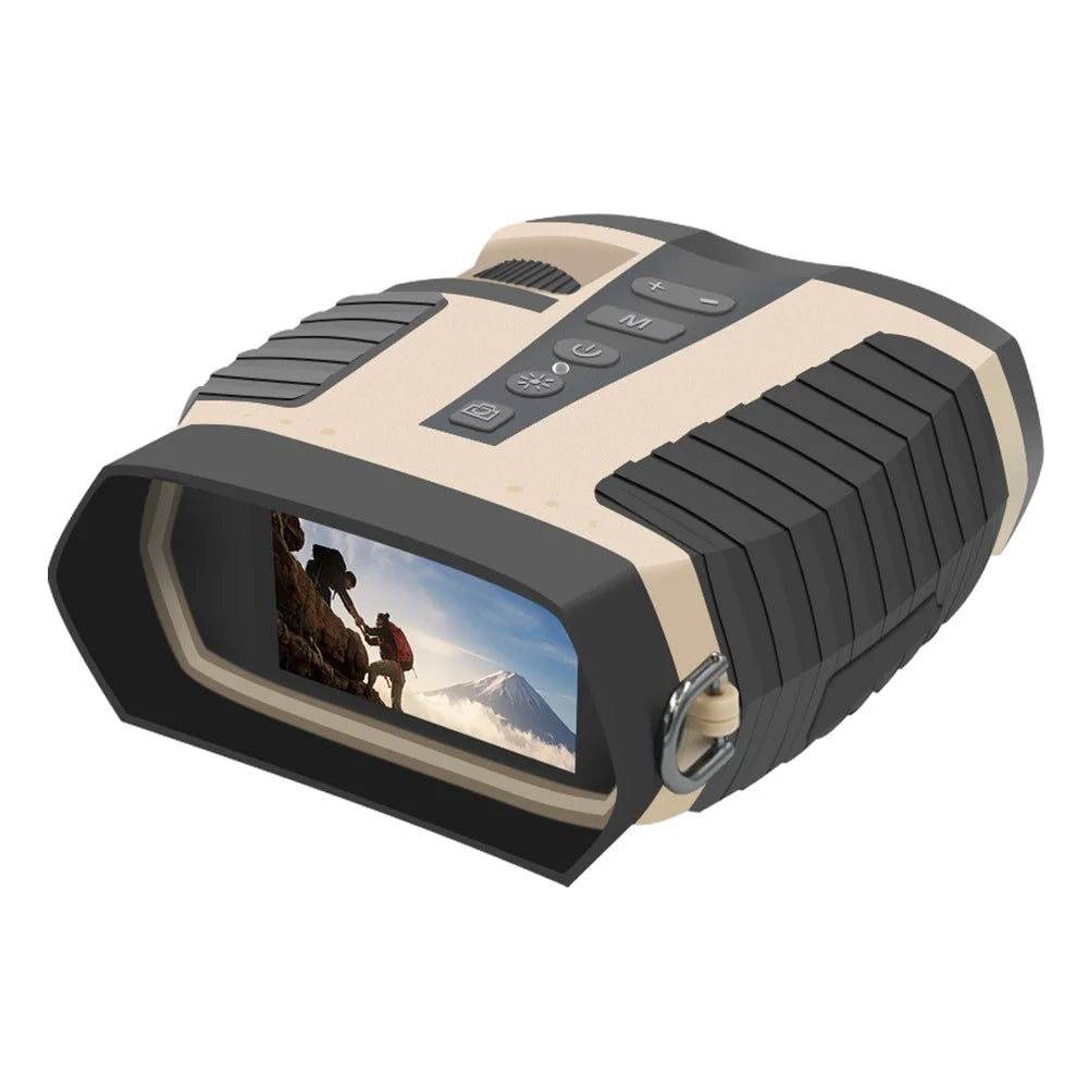 DT88 Infrared HD Binoculars for Outdoor Bird Watching Waterproof Digital Binoculars with Night Vision - Light Yellow - 1