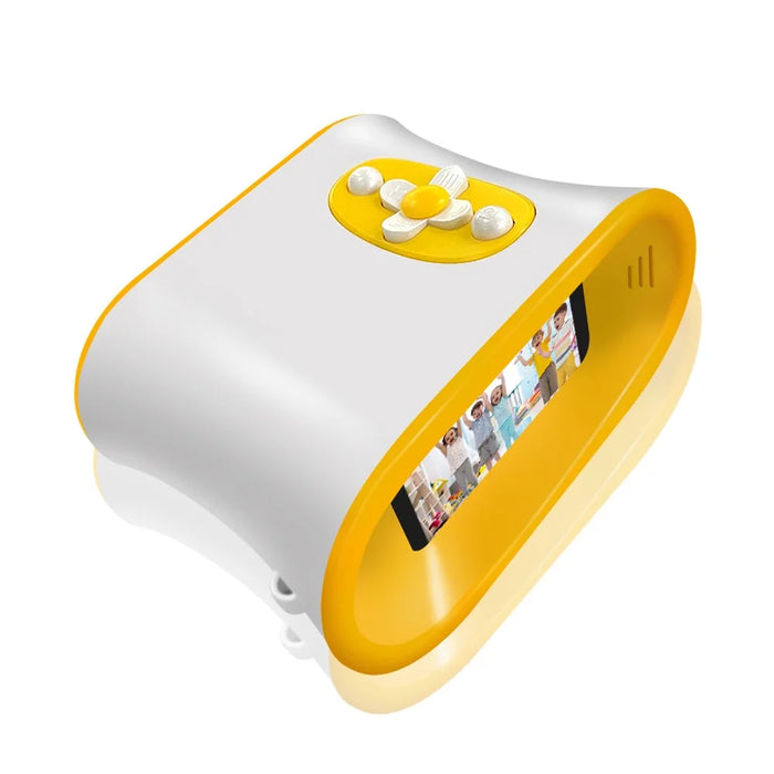 DT15 Kids Microscope Telescope Portable Children Color Digital Camera Binocular with 2.4'' Screen - Yellow - 1