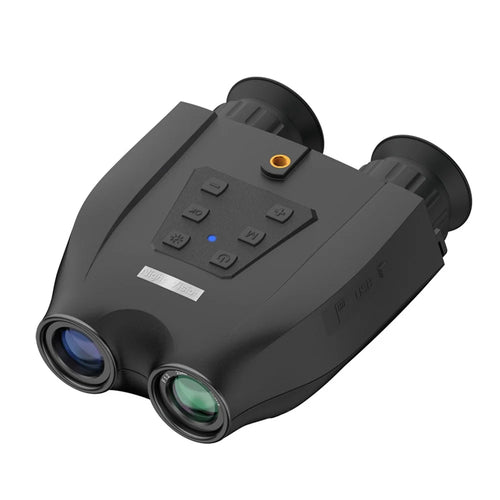 DT99 1.4-inch Screen Dual-Camera Binoculars 3D Night Vision Digital Telescope Support TF Card - Black - 1