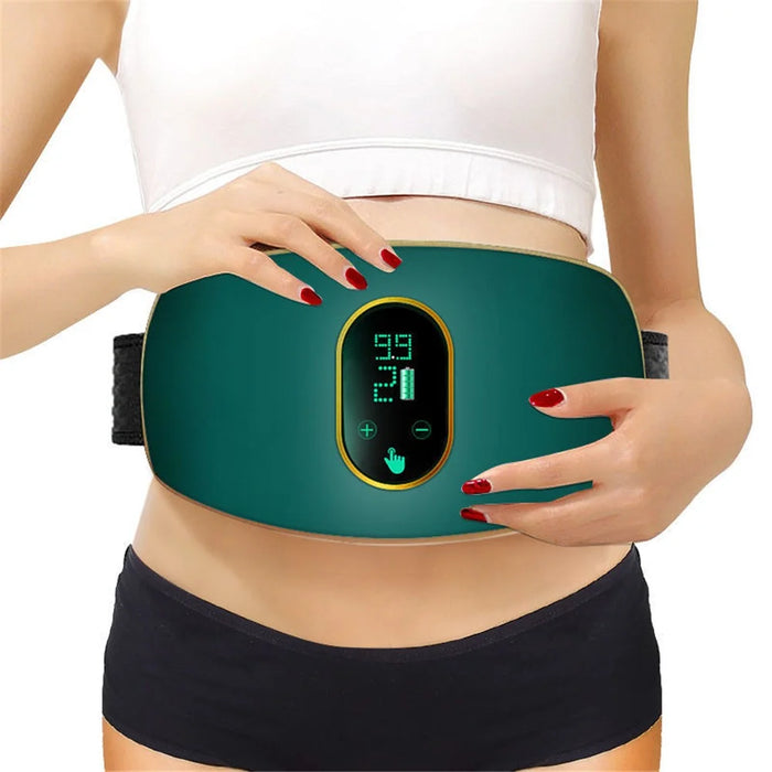 Magnets Vibration Massage Belt Abdominal Massager with 3 Massage Modes, Rechargeable Belt Massager - 2