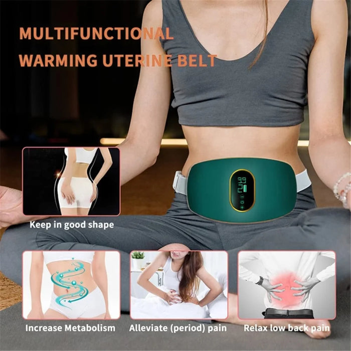 Magnets Vibration Massage Belt Abdominal Massager with 3 Massage Modes, Rechargeable Belt Massager - 6