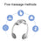 Electric Neck Massager TENS+EMS Pulse Pain Relief Neck Relax Massager with Heat Function - 2