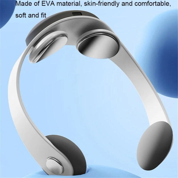 Electric Neck Massager TENS+EMS Pulse Pain Relief Neck Relax Massager with Heat Function - 3