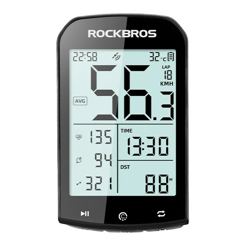 ROCKBROS M1 GPS Bike Computer ANT+ Bluetooth-compatible Bicycle Computer Mini Speedometer Odometer - 2