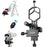 APEXEL APL-F003 Universal Digiscoping Adapter Phone Telescope 3-Axis Metal Holder Mount Eyepiece Connector - 1