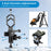 APEXEL APL-F003 Universal Digiscoping Adapter Phone Telescope 3-Axis Metal Holder Mount Eyepiece Connector - 3