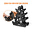 A Frame Carbon Steel Dumbbell Holder 4 Tiers Dumbbell Storage Rack Fitness Equipment Organizer - 3