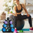 A Frame Carbon Steel Dumbbell Holder 4 Tiers Dumbbell Storage Rack Fitness Equipment Organizer - 4