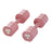 1 Pair 3kg Adjustable Dumbbells Quick Change Dumbbells Household Sports Fitness Equipment - Pink - 1