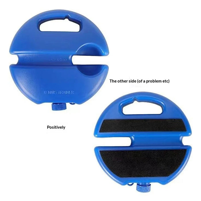 Tennis Trainer Tennis Ball Machine High Elastic Rope Anti-Tangle String Design Single Tennis Practice Equipment - Blue - 5