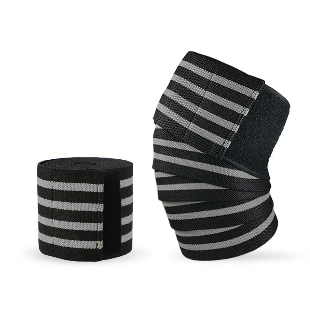 1Pc Elastic Arm Elbow Wraps Straps Bandage Compression Brace Sleeve for Training Fitness Weightlifting - Black+Grey/Four Stripes - 1
