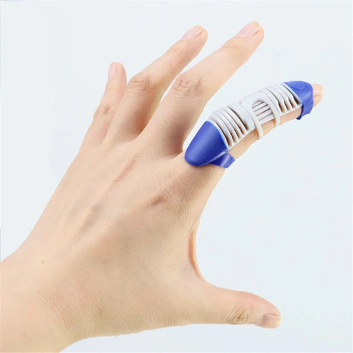 1Pc Basketball Finger Splint Guard Protector Fulcrum Support Adjustable Finger Sleeve - M - 4