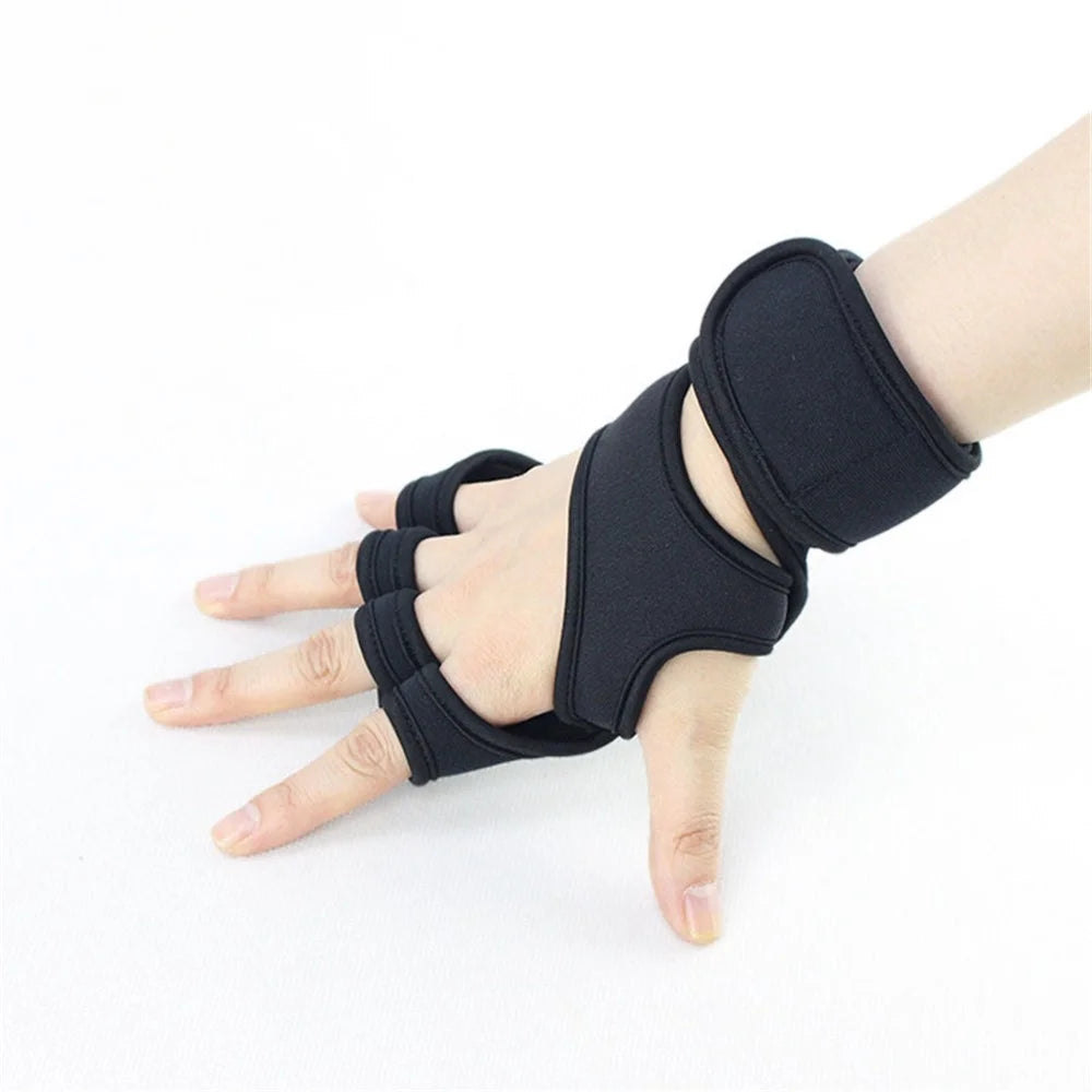 Weight Lifting Gloves Cross Training Non-slip Silicone Padding Neoprene Mittens - XL - 2