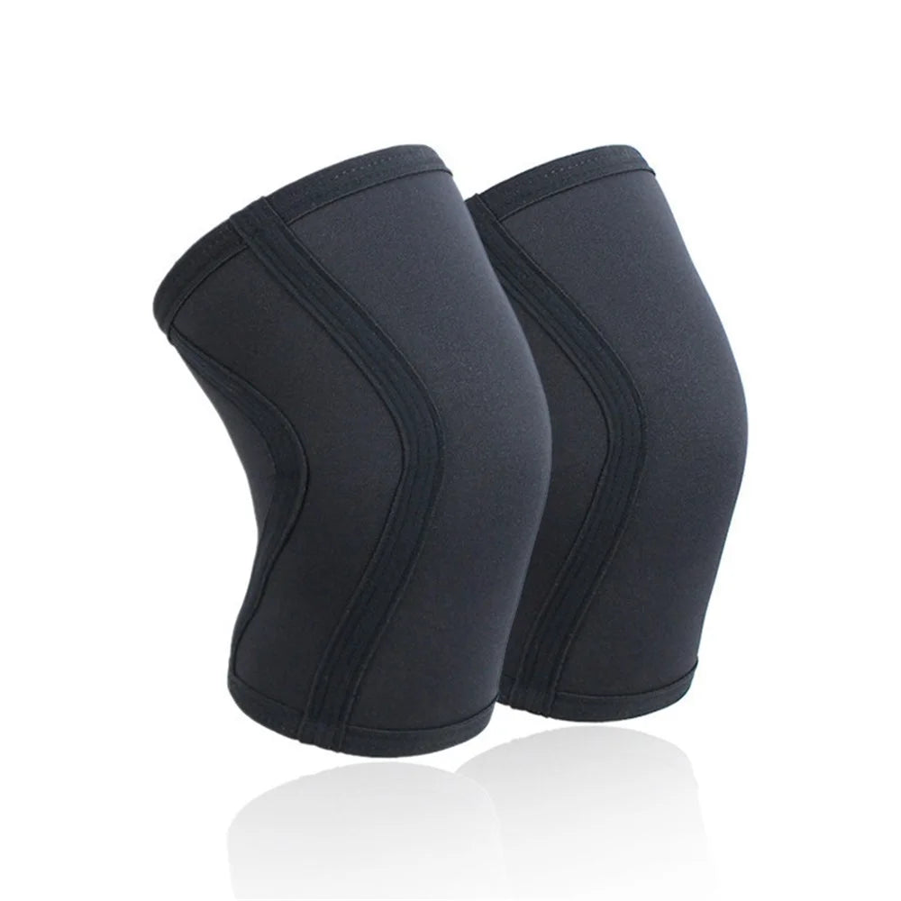 1PC Knee Brace Knee Compression Sleeve Breathable 7mm Thicked Shock-proof Knee Brace for Men & Women - S//Black - 1