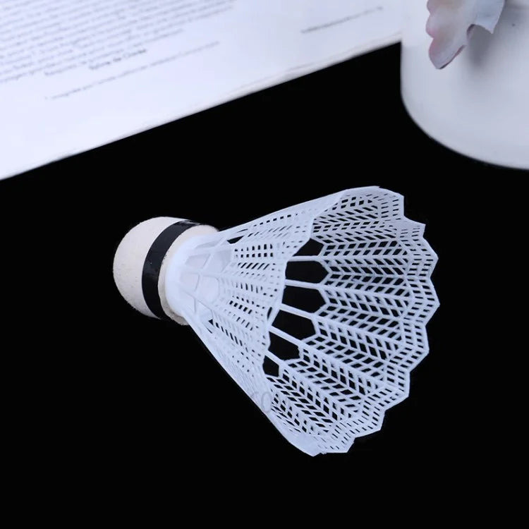 12Pcs Badminton Balls Plastic Feather Shuttlecock Outdoor Sports Accessory - 4