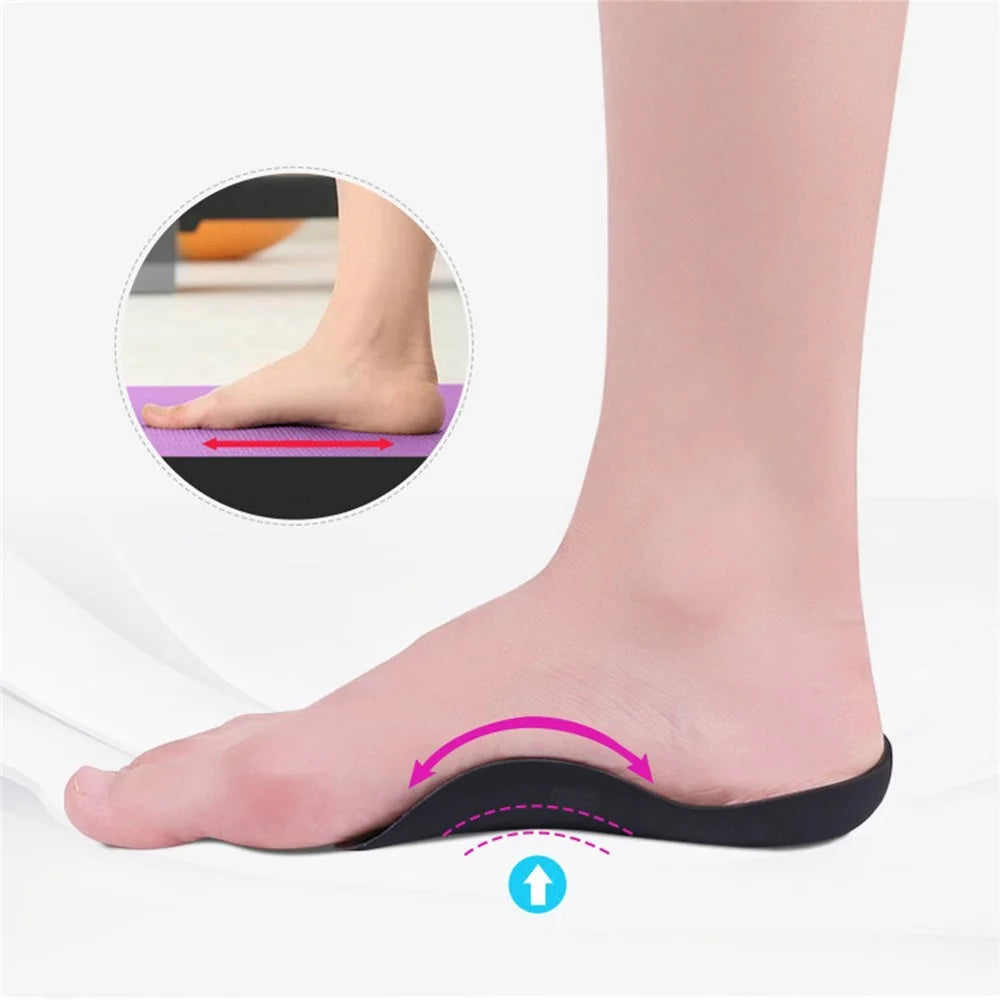 062 One Pair Arch Support Shoe Insoles for Plantar Fasciitis Relief, Over Pronation Insoles, Orthotic Inserts for Women and Men, Shoe Insoles for High Arch, Flat Feet, Foot Pain - M - 3