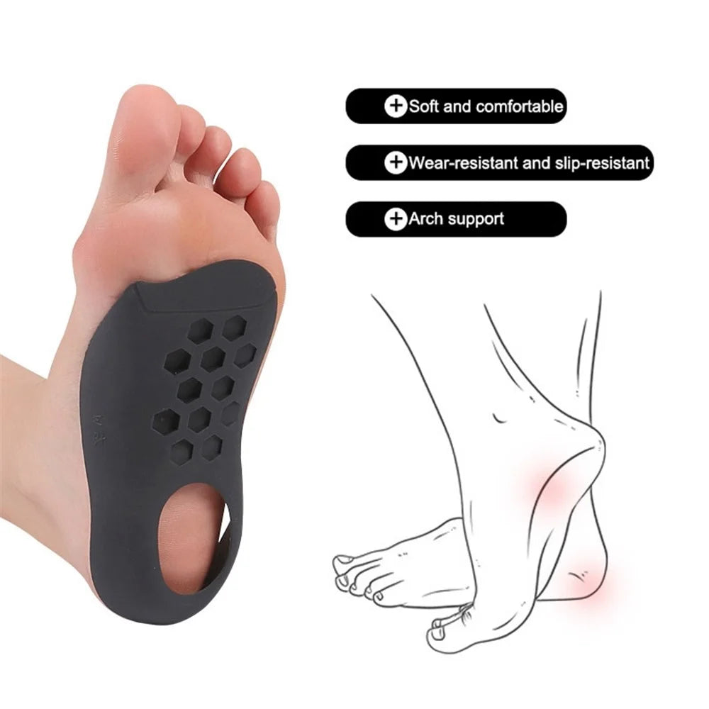 062 One Pair Arch Support Shoe Insoles for Plantar Fasciitis Relief, Over Pronation Insoles, Orthotic Inserts for Women and Men, Shoe Insoles for High Arch, Flat Feet, Foot Pain - M - 4