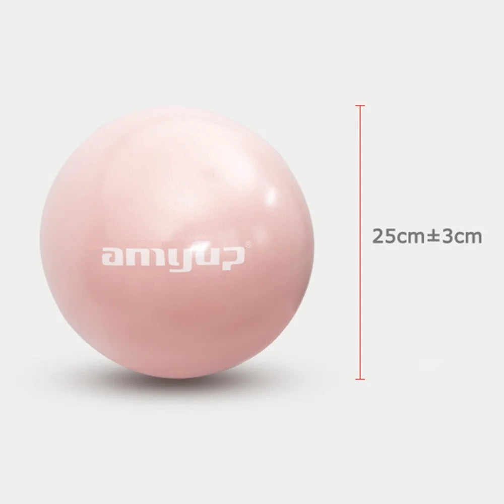 AMYUP Small Pilates Ball 25cm Mini Workout Ball Exercise Yoga Ball Anti-Explosion Core Training Ball for Beginner - Blue - 7