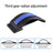 Lumbar Spine Stretcher Posture Corrector Lumbar Protrusion Pain Relief Waist Massager - Blue/Black - 2