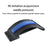 Lumbar Spine Stretcher Posture Corrector Lumbar Protrusion Pain Relief Waist Massager - Blue/Black - 3