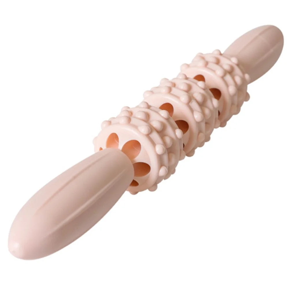 AMYUP Body Slimming Massage Stick Waist Neck Leg Muscle Relaxation Rolling Massager - Pink - 1