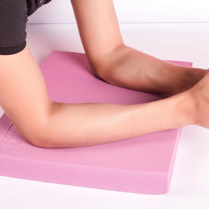 AMYUP TPE Balance Cushion Non-slip Pedal Block Yoga Fitness Training Equipment - Pink - 3