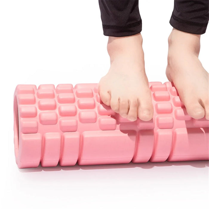 AMYUP Sports Foam Roller Trigger Point Design Muscle Roller for Fitness Pilates Yoga Physio Massage - Pink - 3