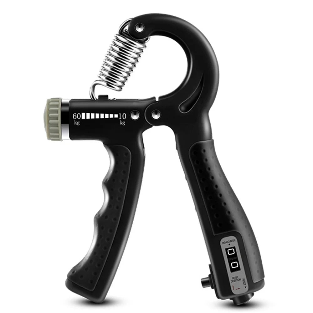 AMYUP Adjustable Resistance Hand Grip Strength Trainer Hand Gripper Fingers Arm Muscle Exerciser - Black - 1