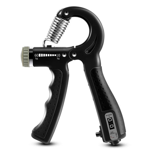 AMYUP Adjustable Resistance Hand Grip Strength Trainer Hand Gripper Fingers Arm Muscle Exerciser - Black - 1
