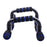 AMYUP 1 Pair H-shape Push-Up Support Stand Pectoralis Arm Muscle Push-Up Handles Trainer - Blue/Black - 4