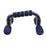 AMYUP 1 Pair H-shape Push-Up Support Stand Pectoralis Arm Muscle Push-Up Handles Trainer - Blue/Black - 5