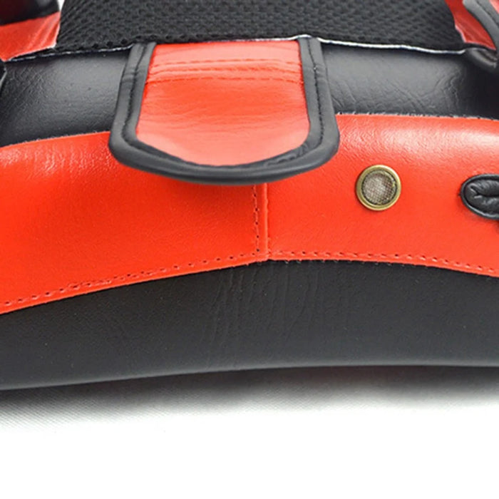 KAILUN NW-065 1Pc Muay Thai Arc Boxing Foot Target Shockproof Taekwondo Kicking Pad MMA Glove Shield - Red - 3