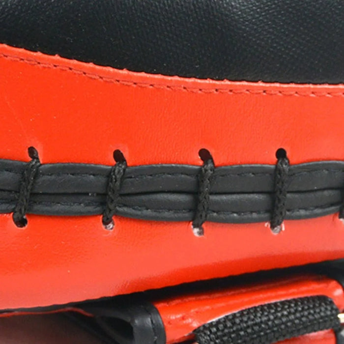 KAILUN NW-065 1Pc Muay Thai Arc Boxing Foot Target Shockproof Taekwondo Kicking Pad MMA Glove Shield - Red - 4