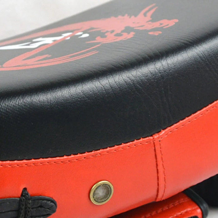 KAILUN NW-065 1Pc Muay Thai Arc Boxing Foot Target Shockproof Taekwondo Kicking Pad MMA Glove Shield - Red - 5