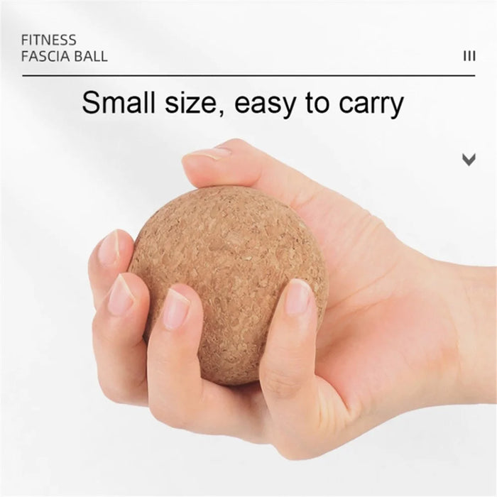 120MM Diameter Comfortable Massager Cork Massage Ball for Deep Tissue Muscle Massaging and Physical Therapy - 4