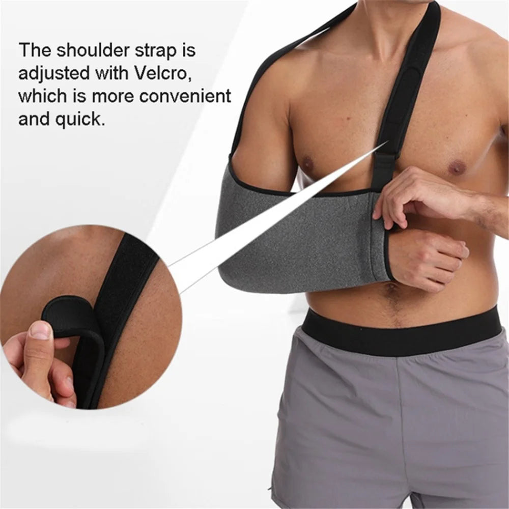 MK115 Comfortable Cloth Arm Sling Shoulder Immobilizer Cuff Injury Arm Brace Support for Shoulder Injury - 3