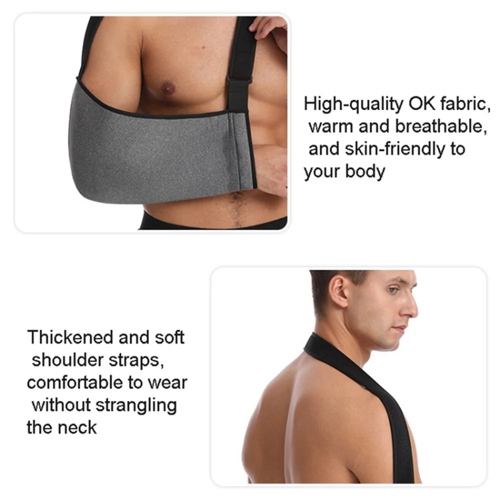 MK115 Comfortable Cloth Arm Sling Shoulder Immobilizer Cuff Injury Arm Brace Support for Shoulder Injury - 4