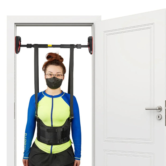MK-123 Back Stretcher Lumbar Traction Device Hanging Spinal Decompression Harness Spine Reset Belt - S - 3