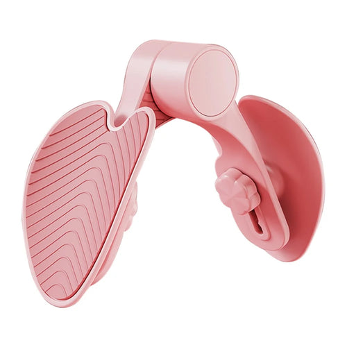 Pelvic Floor Inner Thigh Exerciser Strengthener Pelvis Recovery Trainer with 3 Holes Adjustment - Pink - 1